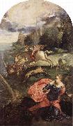 Jacopo Tintoretto Der Hl. Georg und der Drachen USA oil painting artist